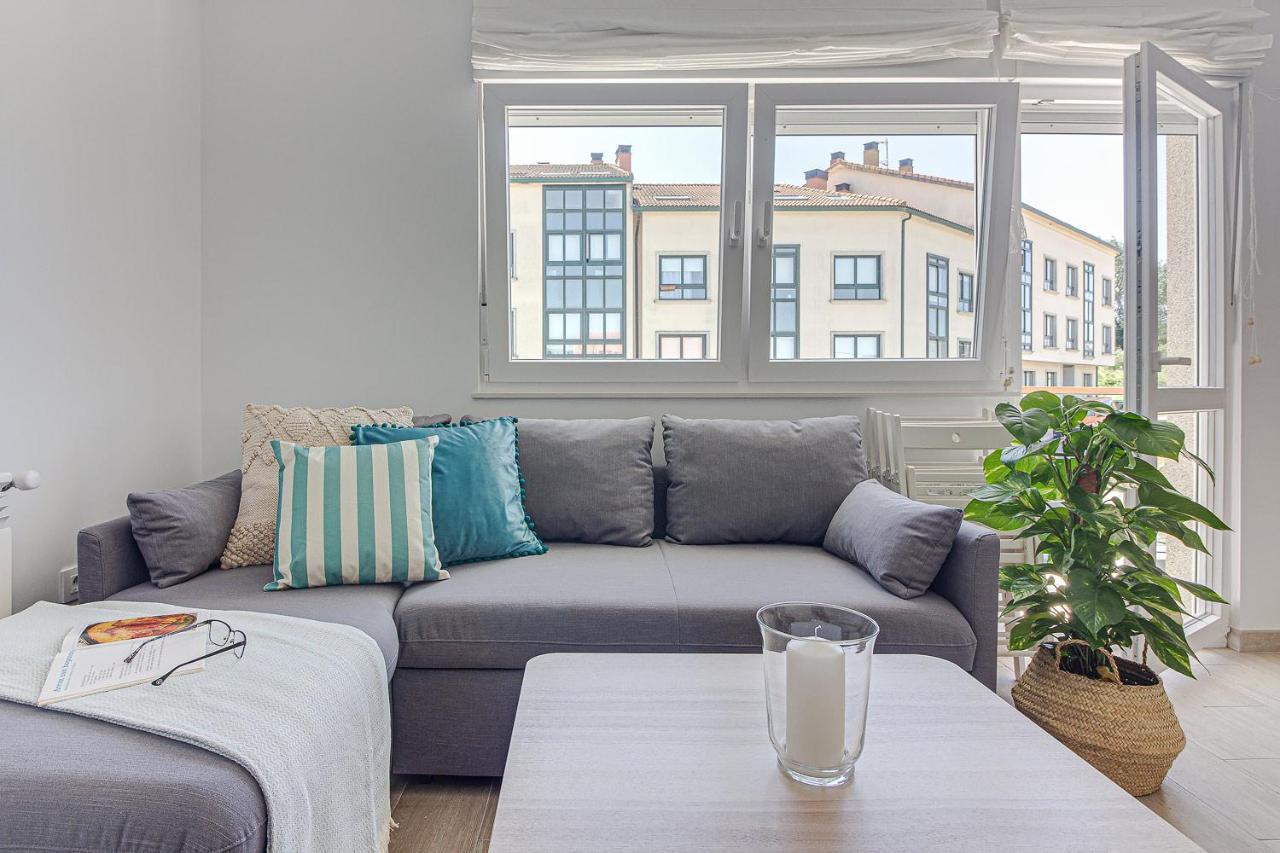 Apartamentos Playa De Finisterre Exteriör bild